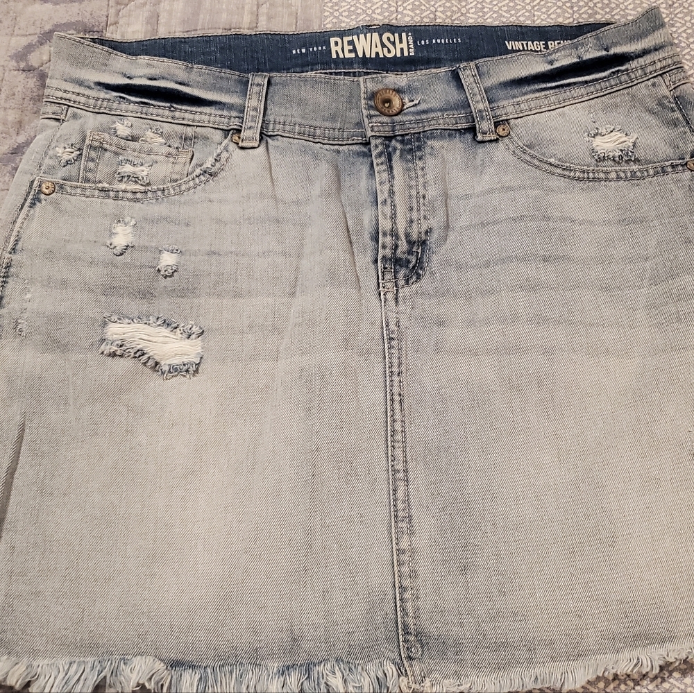 REWASH Denim Skirt Size 11/30
